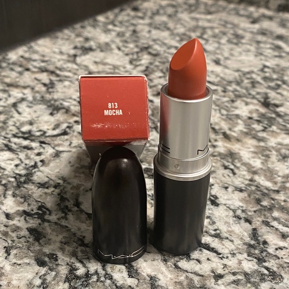 MAC Satin Mocha #813 Lipstick Brand NEW - Picture 1 of 7